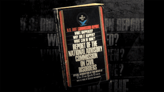 The Kerner Commission report was issued March 1, 1968.